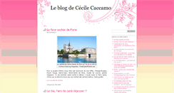 Desktop Screenshot of cecilecaccamo.com